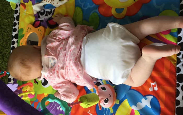 Real Nappies Hamper trial for Tops nursery staff