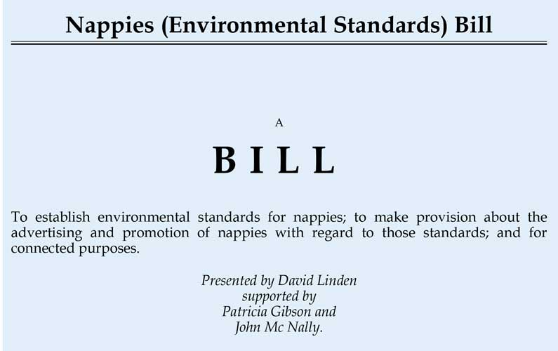 Help support the Nappies Bill!