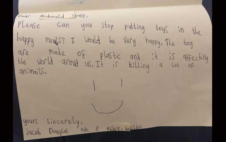 Children taking a stand against plastic pollution