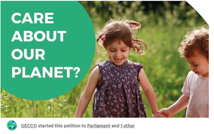 Make Sustainability Matter for Early Years … our petition