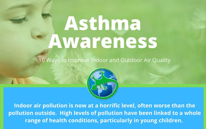 Asthma Awareness – 10 ways to improve indoor & outdoor air quality