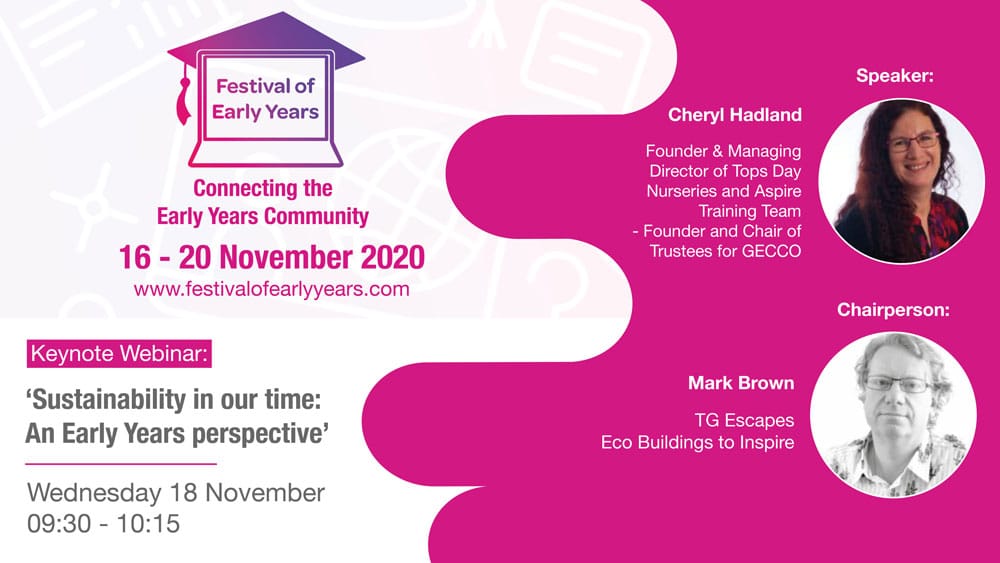 Festival of Early Years – Cheryl delivers a webinar with live Q&A 18th November