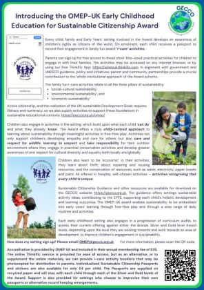 OMEP UK Early Childhood Education Award